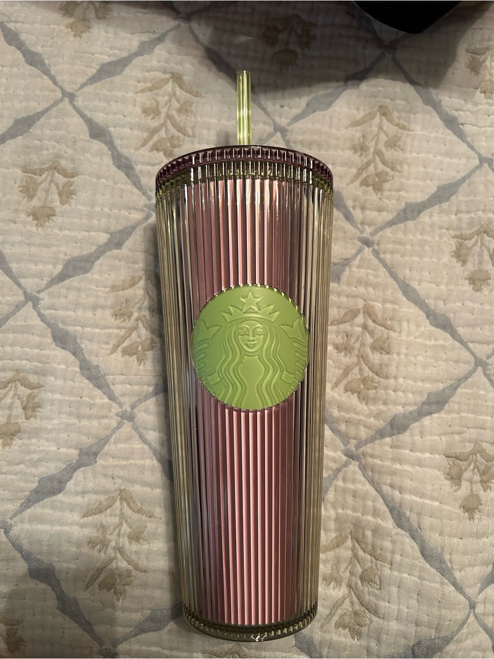 Starbucks Teal Ombre Stainless Tumbler Bottom View